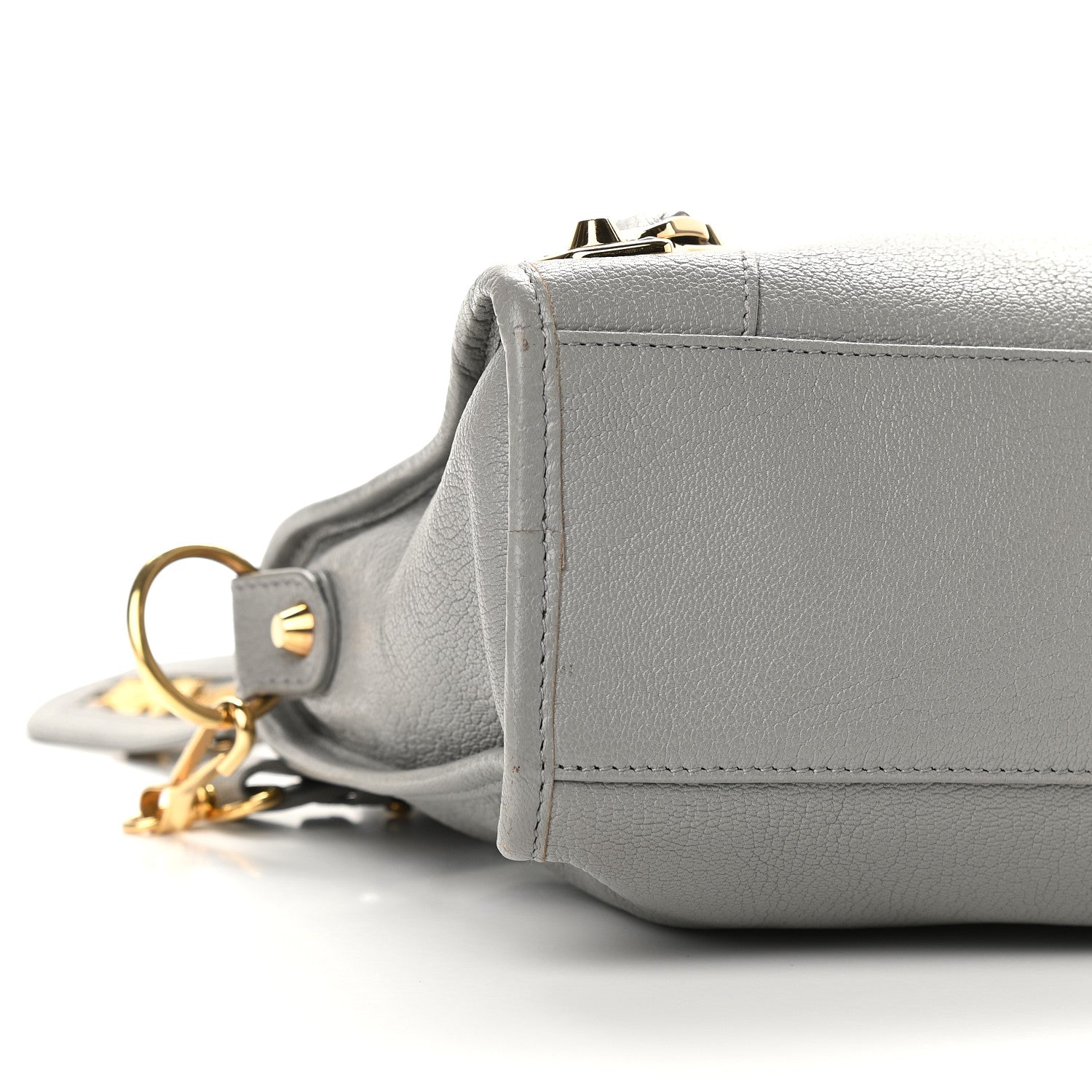Balenciaga Chevre Gold Metallic Edge Hardware S City Gris Haussmannien 7 of 8