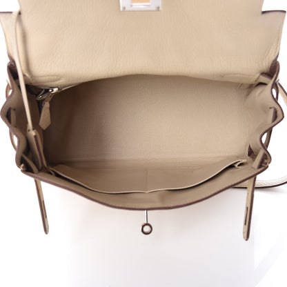 Hermes Taurillon Clemence Kelly Retourne 28 Parchemin 6 of 17