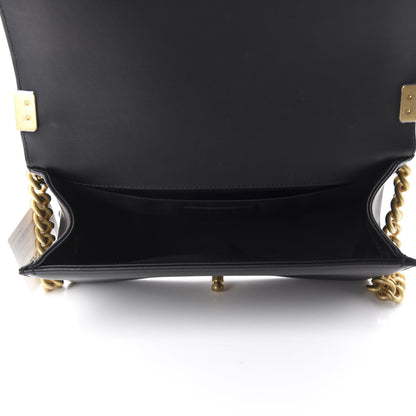 Chanel Lambskin Quilted Medium Boy Flap Black 5 of 11