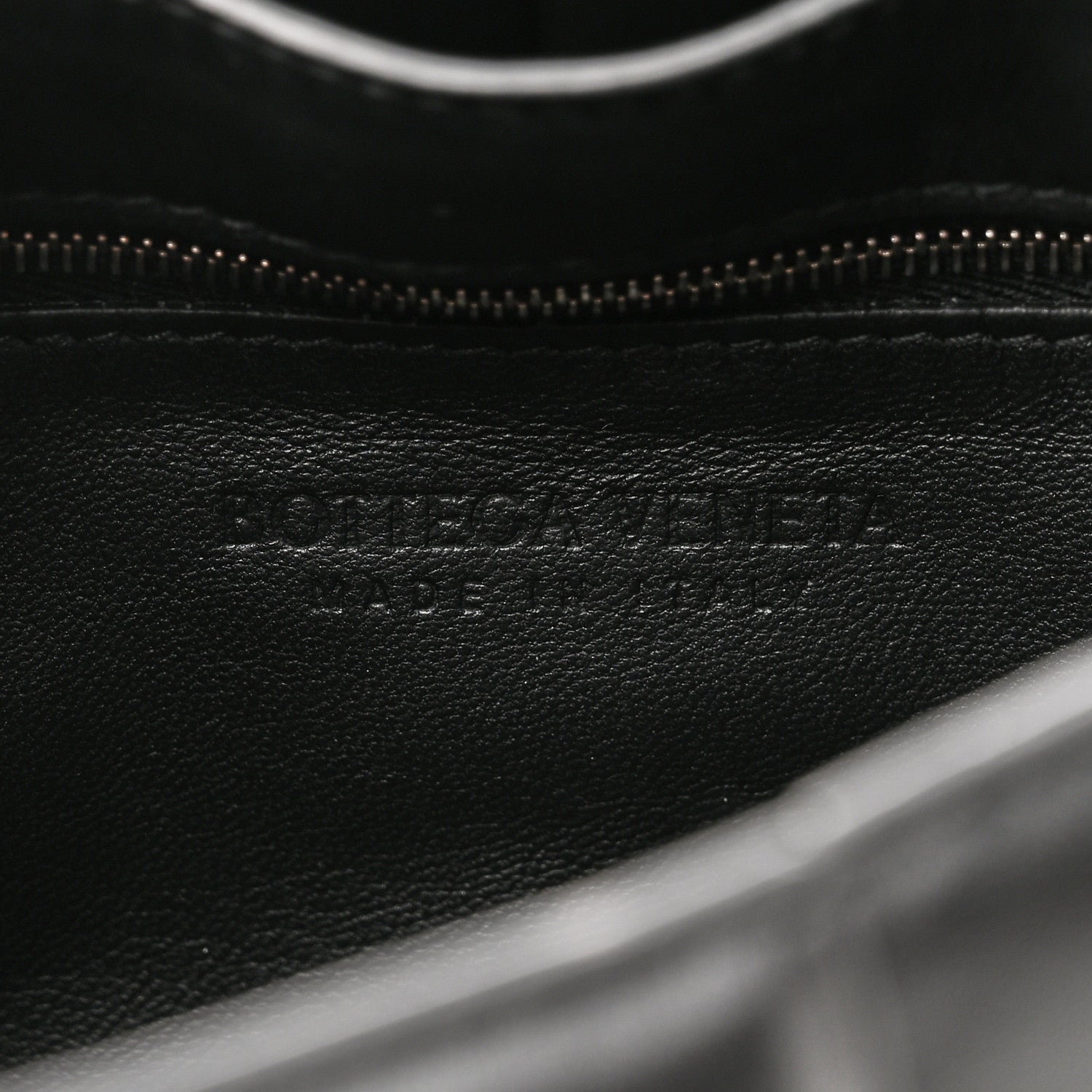 Bottega Veneta Lambskin Maxi Intreccio Padded Chain Cassette Crossbody Bag Black 7 of 10