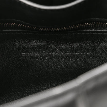 Bottega Veneta Lambskin Maxi Intreccio Padded Chain Cassette Crossbody Bag Black 7 of 10