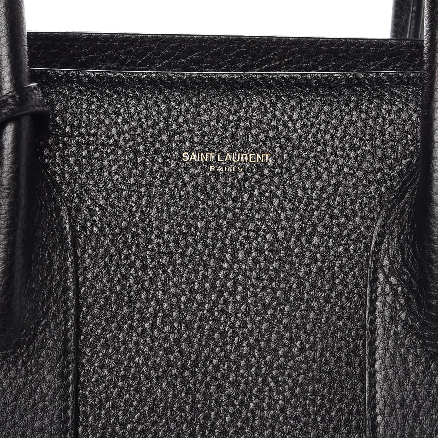 Grained Calfskin Large Sac De Jour Carryall Black