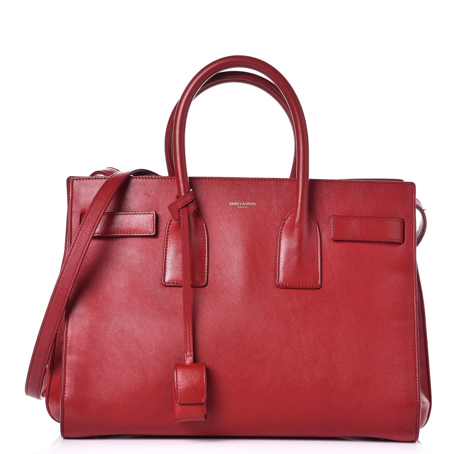 Calfskin Small Sac De Jour Rouge Orient