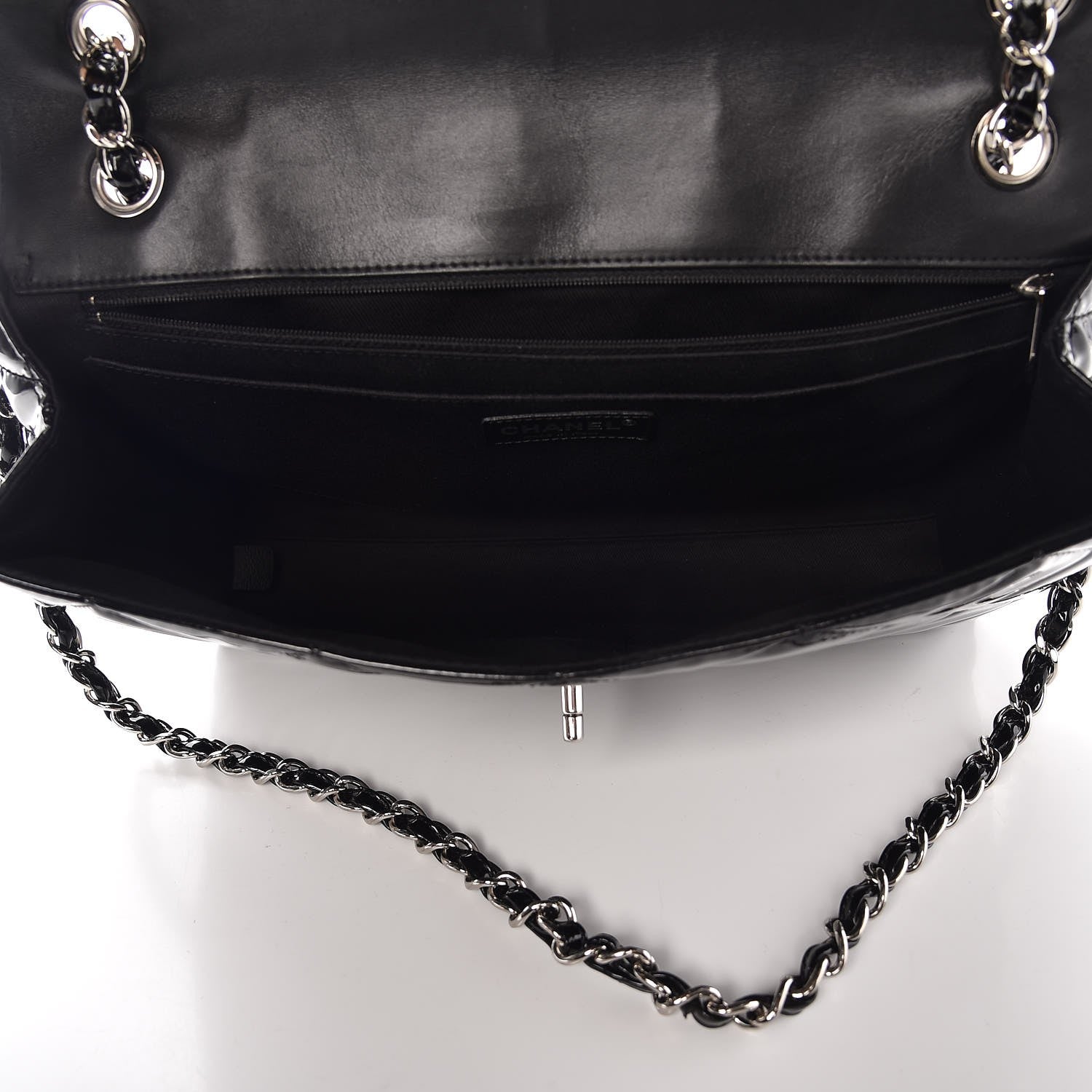Chanel Vinyl Quilted In the Business Flap Bag Black 6 of 11