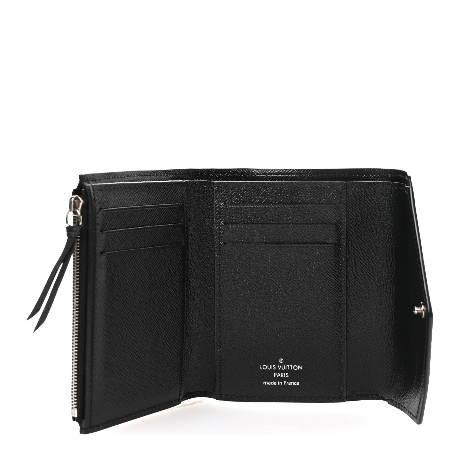 Louis Vuitton Epi Victorine Wallet Black 5 of 7