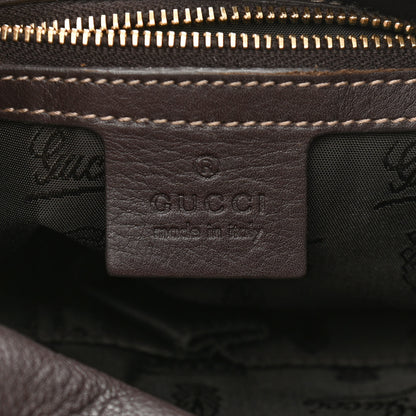 Gucci Crystal Monogram Small Hysteria Tote Dark Brown 6 of 9