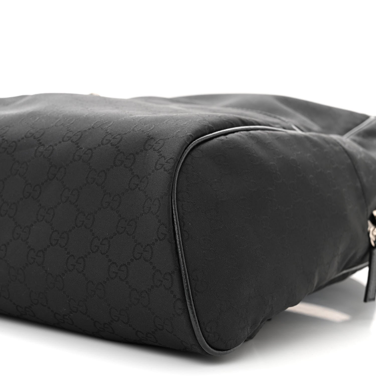 Gucci Nylon Monogram Slim Backpack Black 10 of 11
