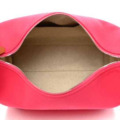 Hermes Canvas Large Bride-A-Brac Pouch Hibiscus 5 of 6
