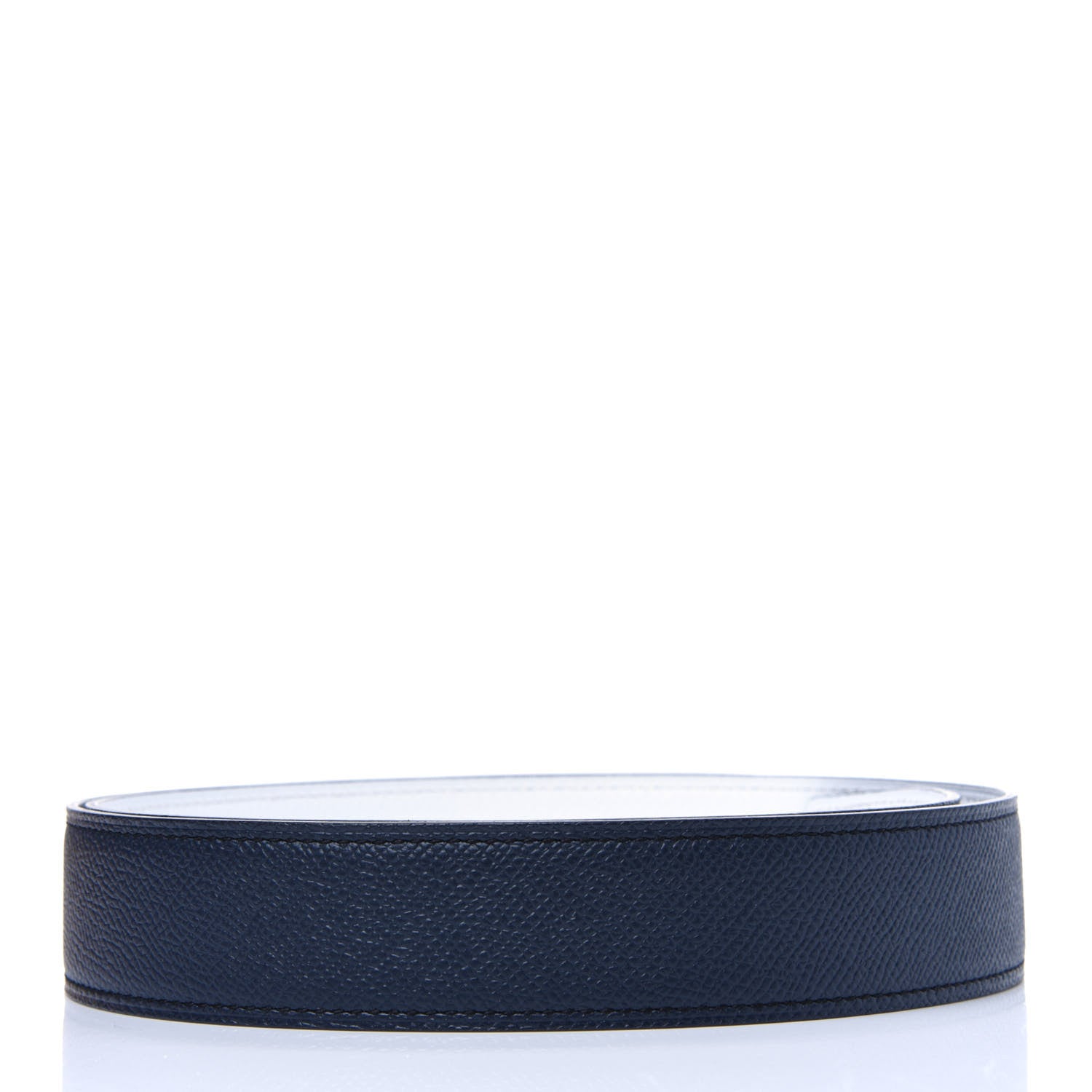Hermes Epsom 32mm Belt Strap 85 Bleu Saphir White 2 of 6