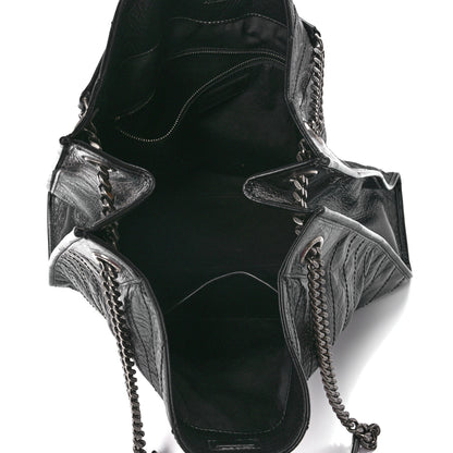 Saint Laurent Crinkled Calfskin Matelasse Monogram Niki Shoulder Bag Black 5 of 11