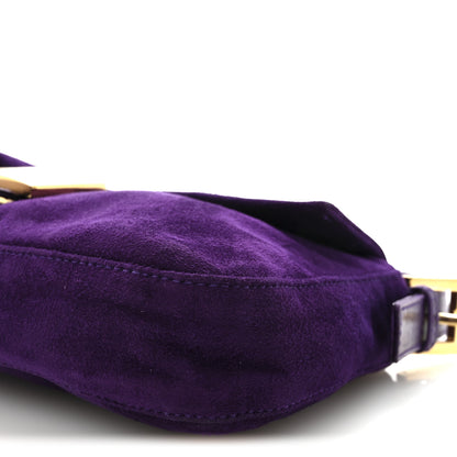 Fendi Suede Baguette Purple 9 of 9