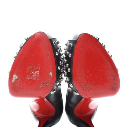 Christian Louboutin Kid Door Knock 120 Platform Pumps 38.5 Black 8 of 12