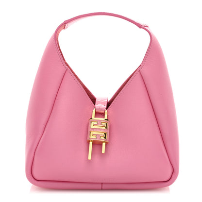 Givenchy Grained Calfskin Mini G-Lock Hobo Pink 1 of 8