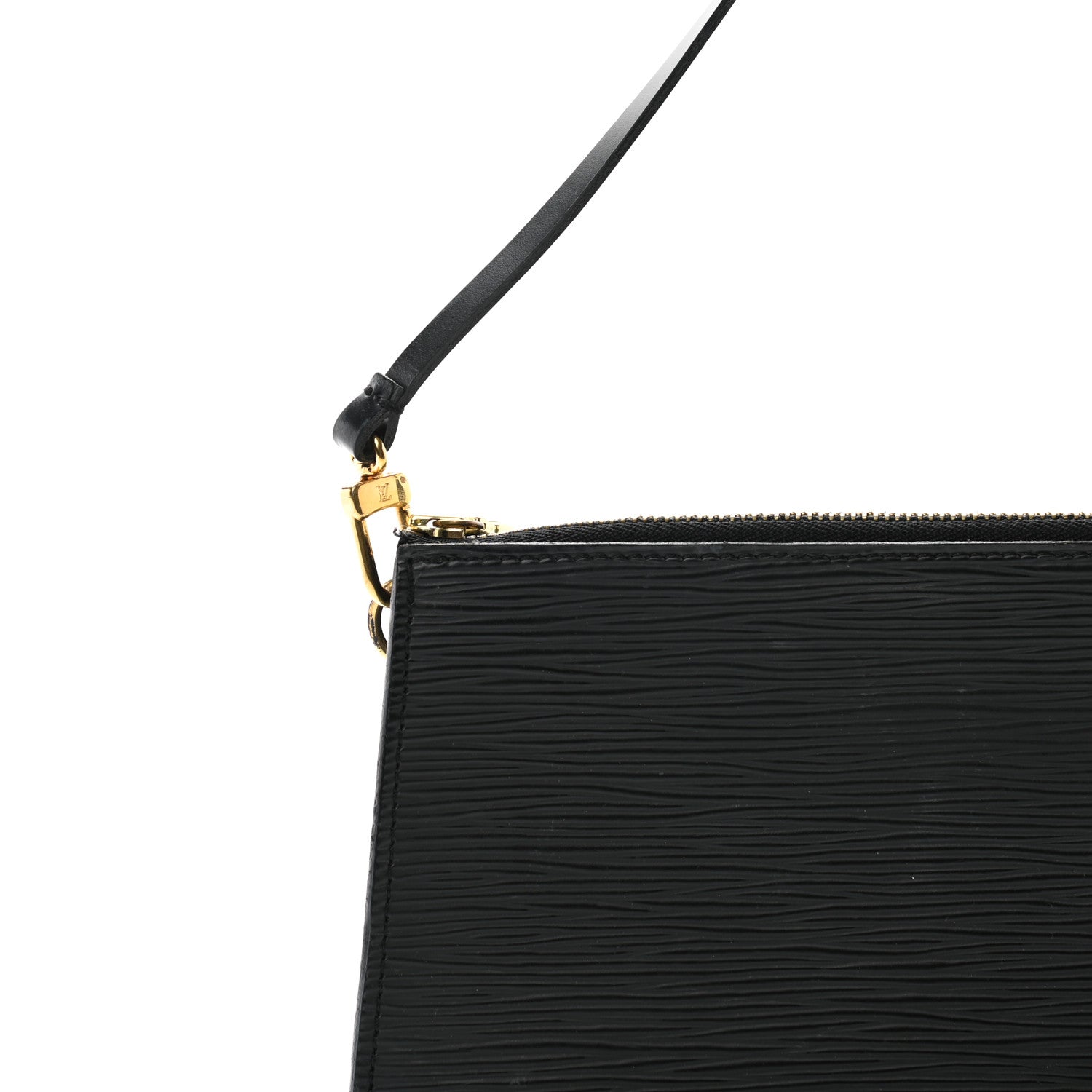 Louis Vuitton Epi Pochette Accessories 24 Black 8 of 13