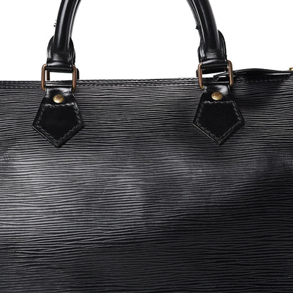 Louis Vuitton Epi Speedy 30 Black 7 of 17