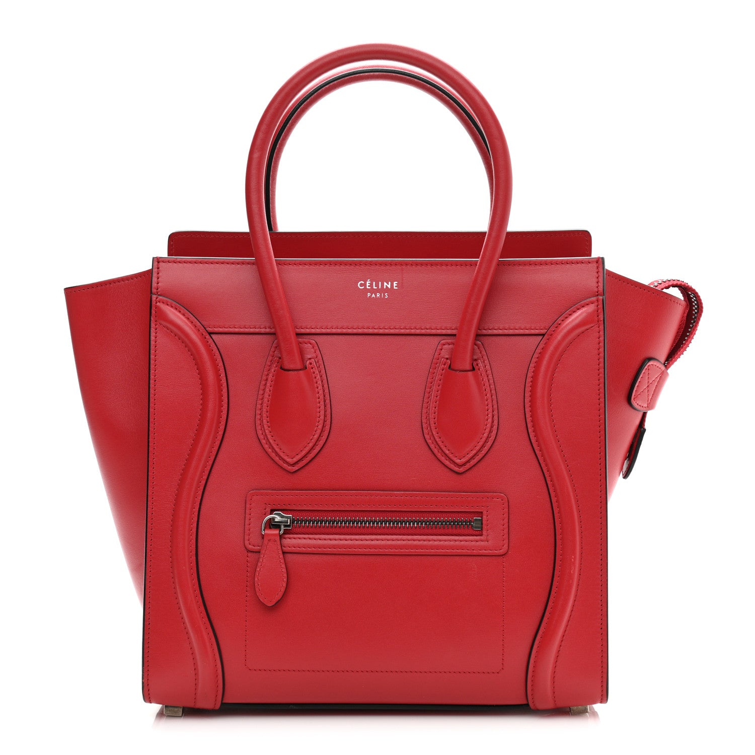 Celine Palmelato Micro Luggage Red 1 of 8