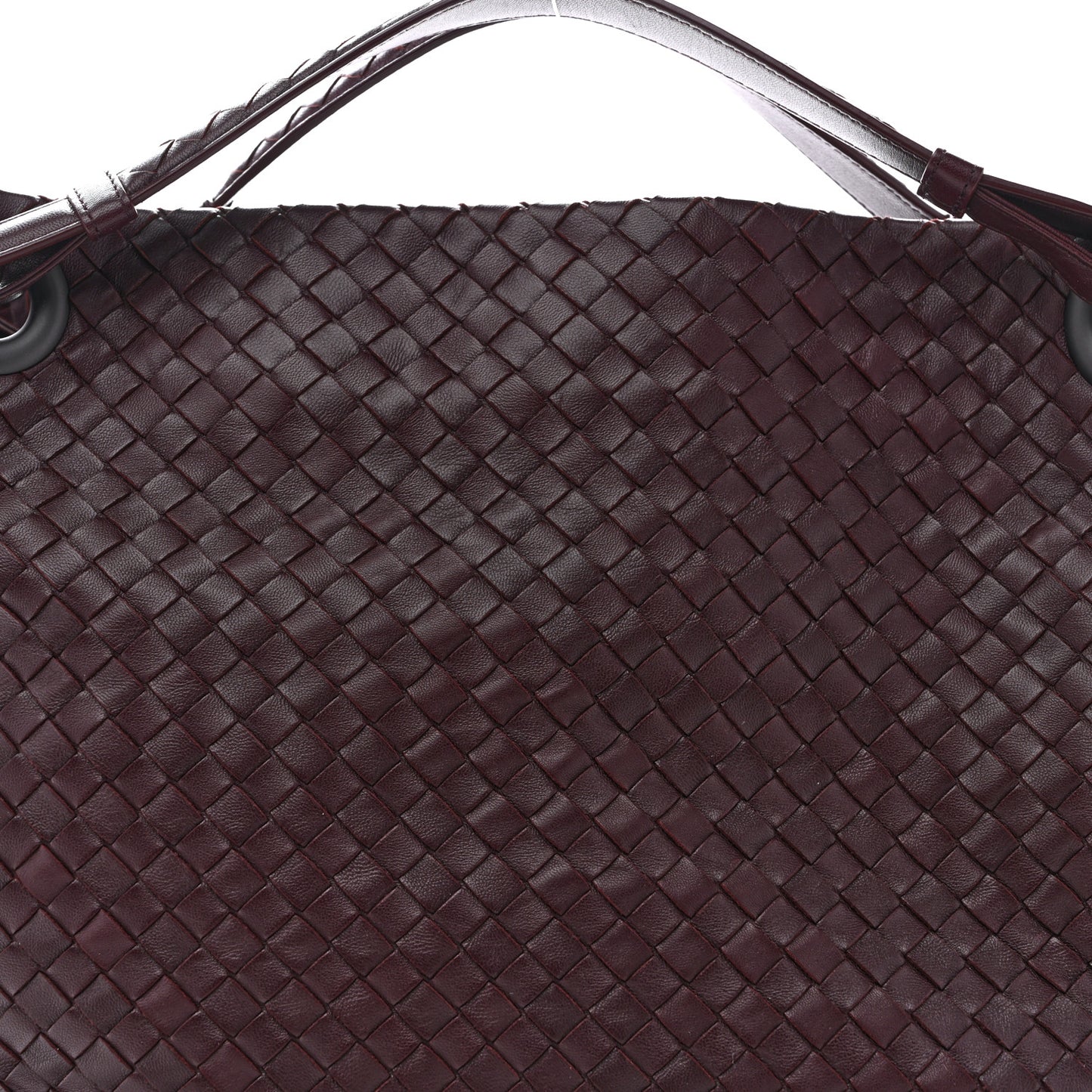Nappa Intrecciato Bella Tote Aubergine