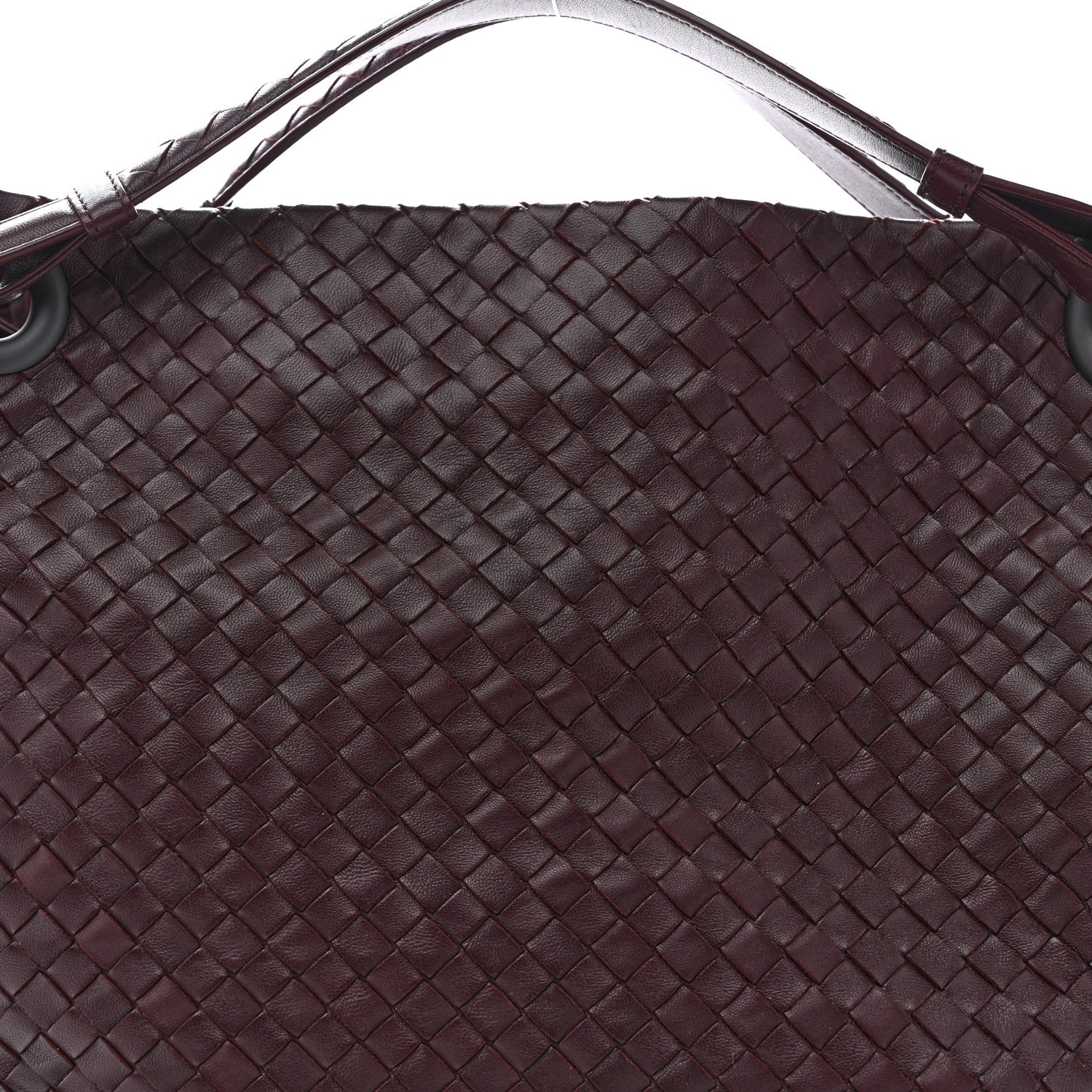 Bottega Veneta Nappa Intrecciato Bella Tote Aubergine 8 of 13