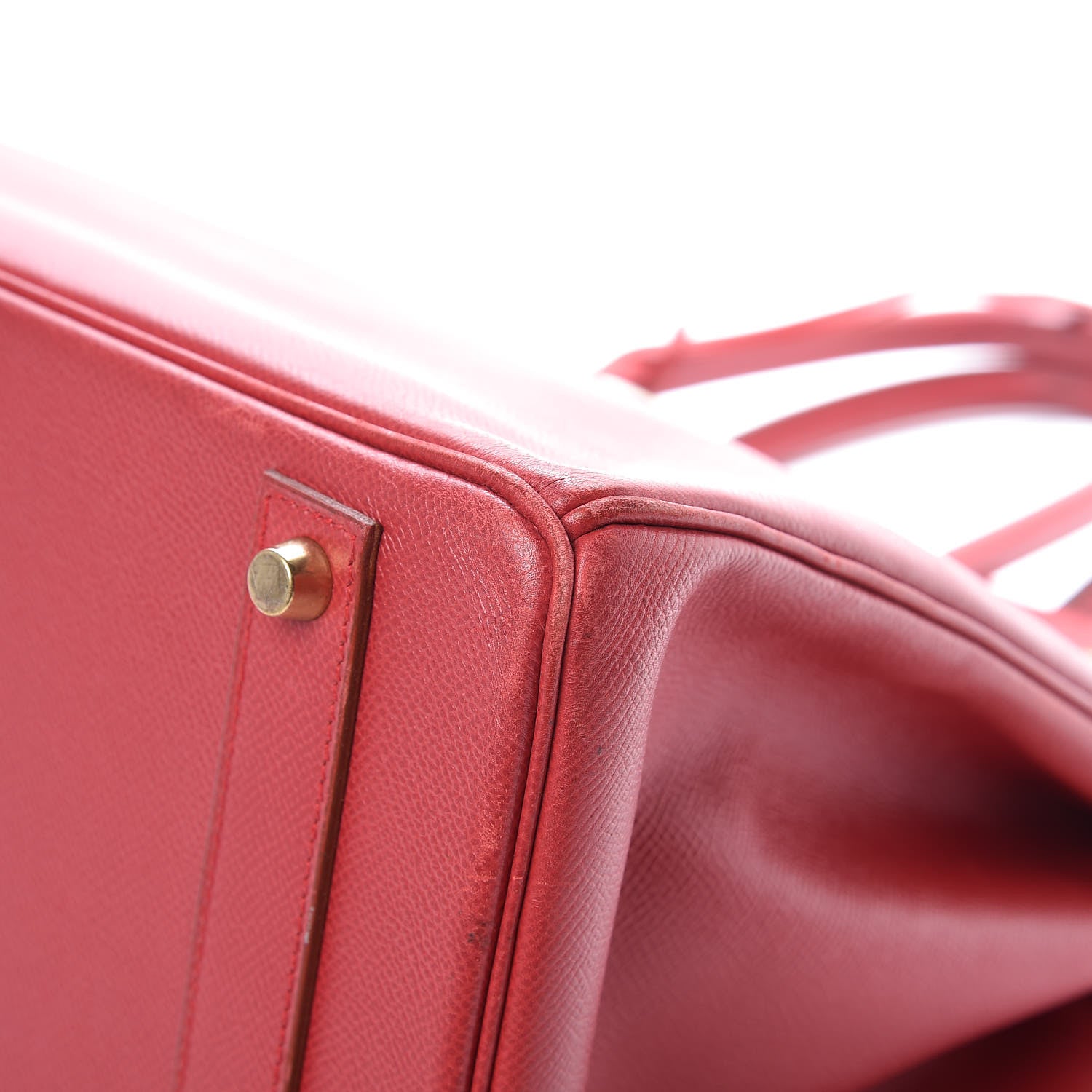 Hermes Courchevel Birkin 40 Rouge 32 of 46
