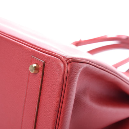 Hermes Courchevel Birkin 40 Rouge 32 of 46