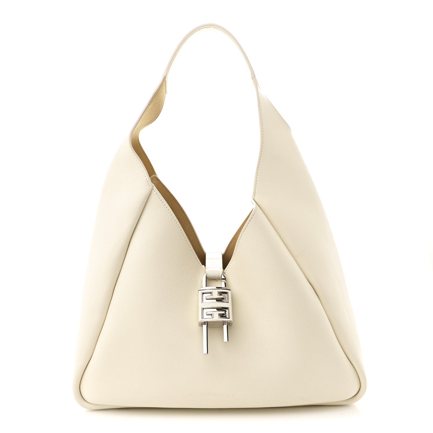 Calfskin Medium G-Lock Hobo Natural Beige