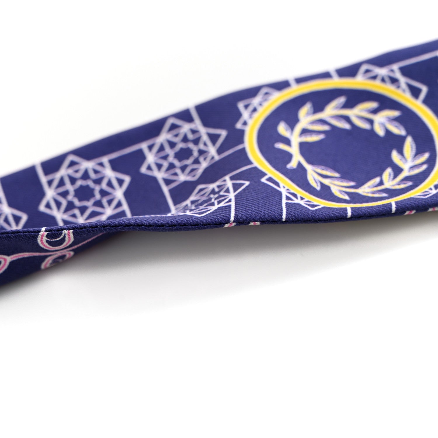 Hermes Silk La Danse Des Amazones Twilly Indigo Jaune Multicolor 6 of 6