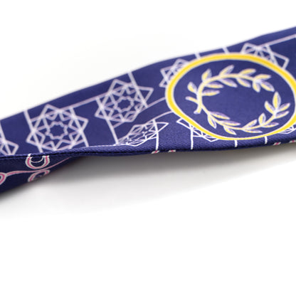 Hermes Silk La Danse Des Amazones Twilly Indigo Jaune Multicolor 6 of 6