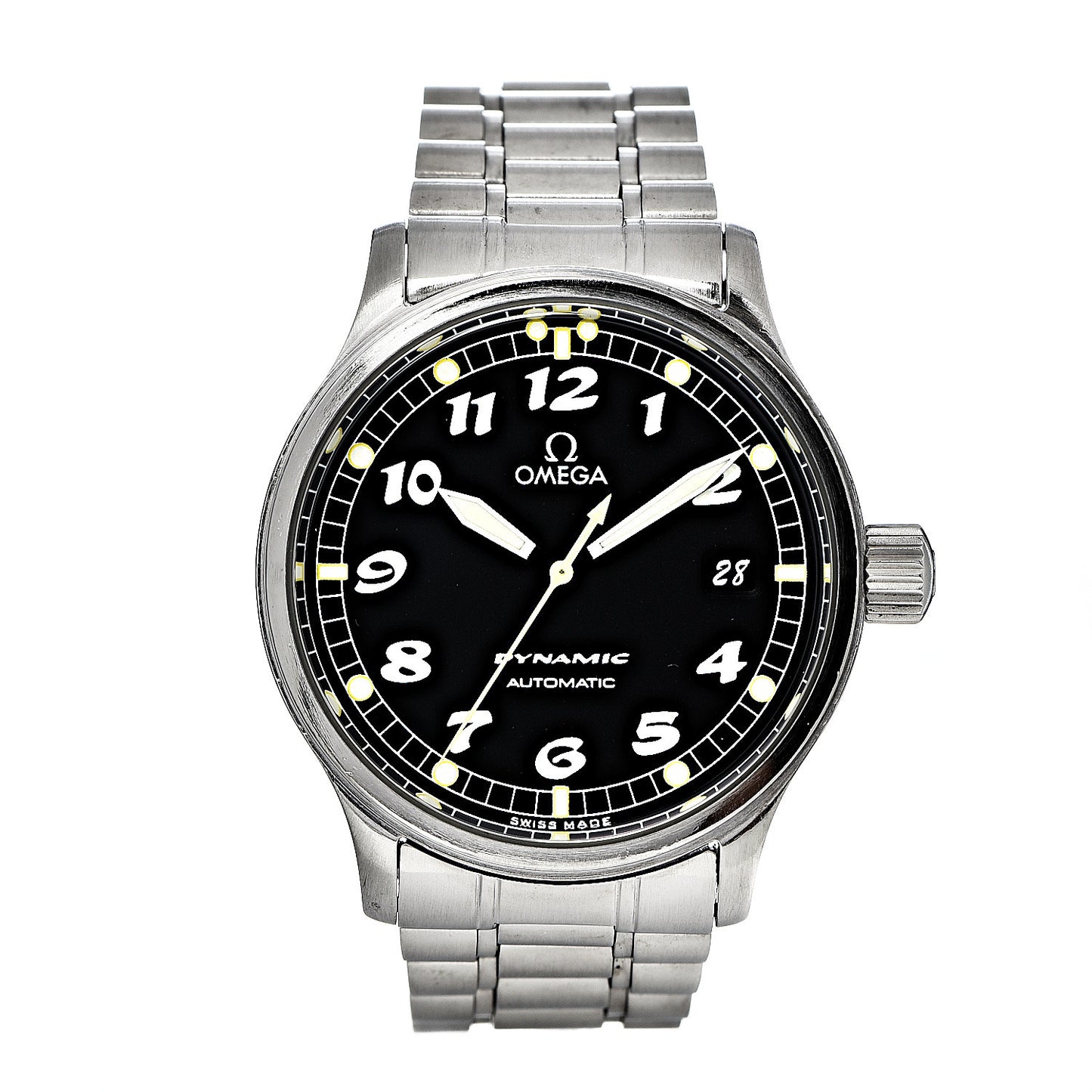 Stainless Steel 36mm Geneva Dynamic Automatic Watch Black 5200.50.00