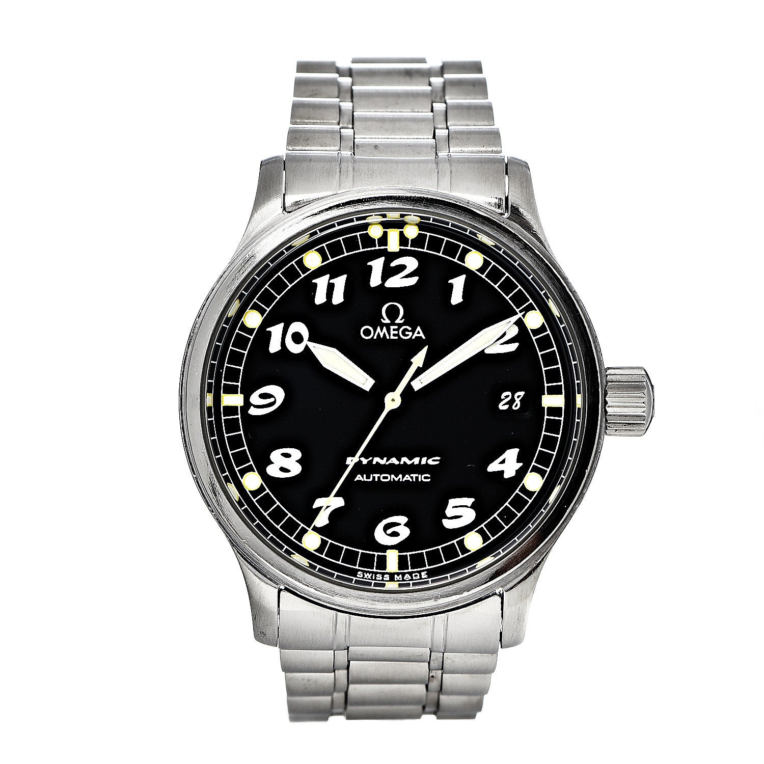 Omega Stainless Steel 36mm Geneva Dynamic Automatic Watch Black 5200.50.00 1 of 8