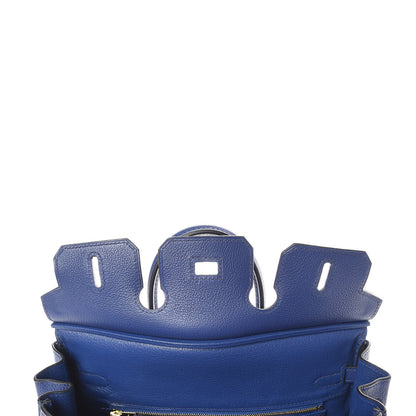 Hermes Taurillon Novillo Birkin 25 Bleu Saphir 10 of 34