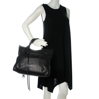 Balenciaga Agneau Classic Hardware Velo Black 2 of 7