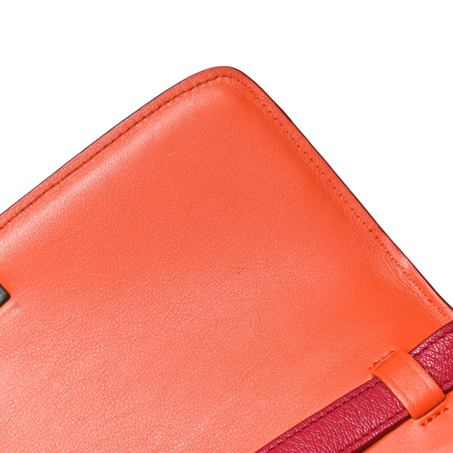 Goatskin Medium Classic Box Flap Bag Dark Pink
