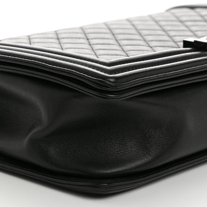 Chanel Calfskin Quilted New Medium Boy Flap So Black 9 of 10