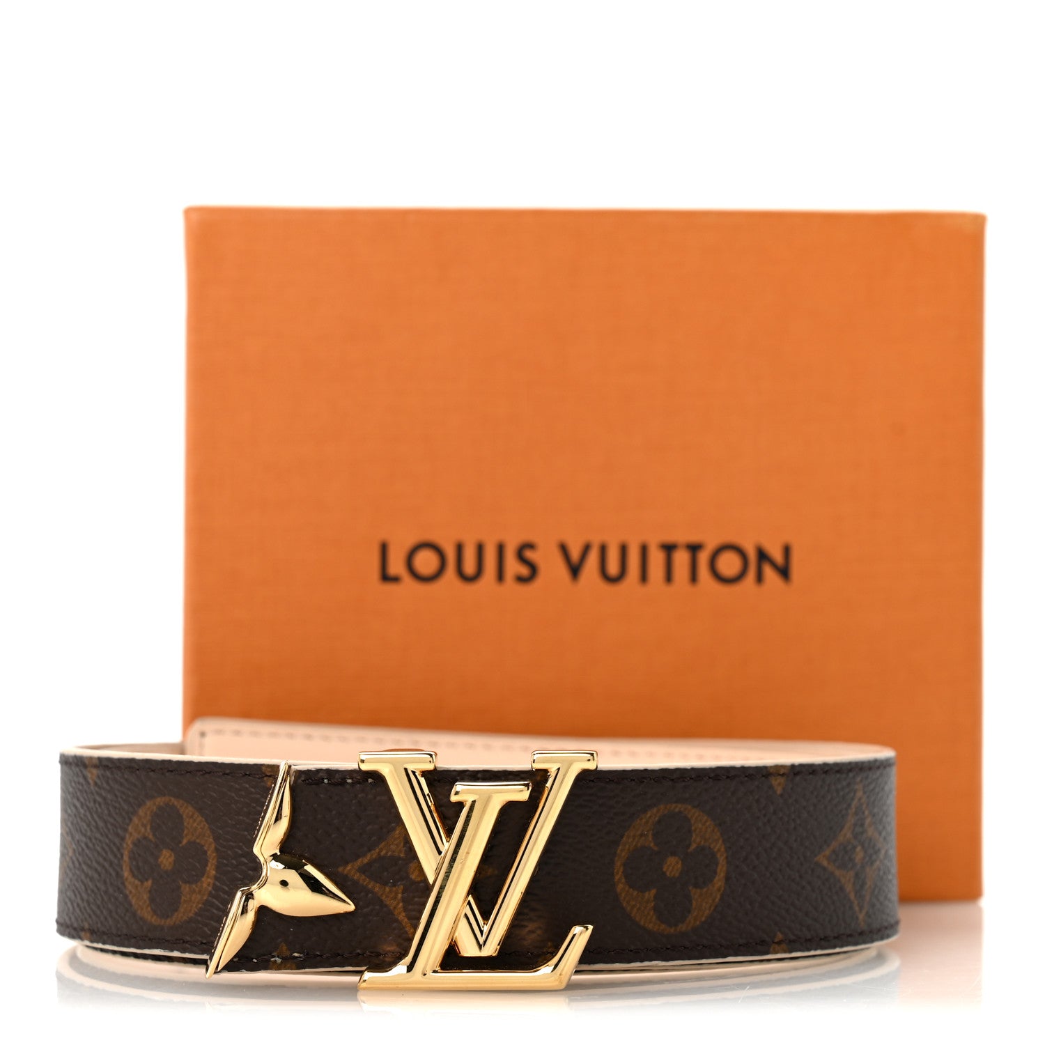 Louis Vuitton Monogram 20mm Pretty Reversible Belt 85 34 Beige 9 of 9