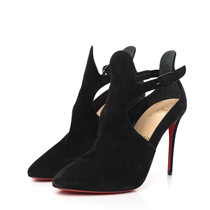 Christian Louboutin Veau Velours Canadada 100 Booties 39 Black 3 of 7