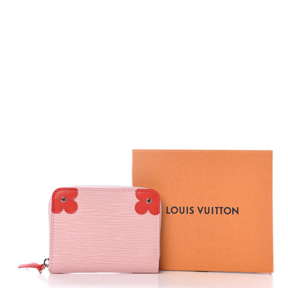 Louis Vuitton Epi Blooming Corners Zippy Coin Purse Rose Ballerine Coquelicot 10 of 10