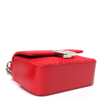 Givenchy Canvas Embroidered Small 4G Woven Chain Crossbody Red 4 of 9