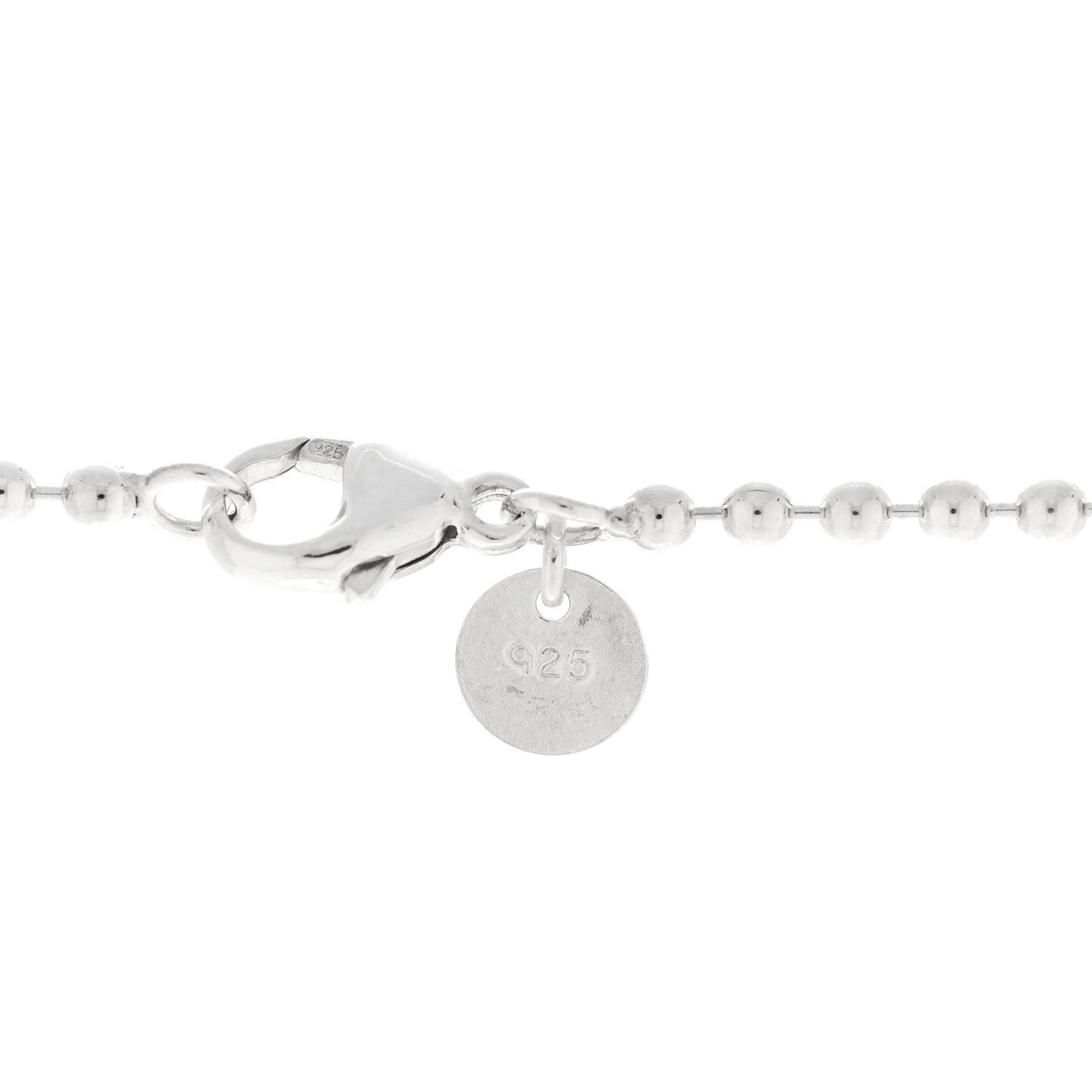 Sterling Silver 1837 Dog Tag Pendant Necklace