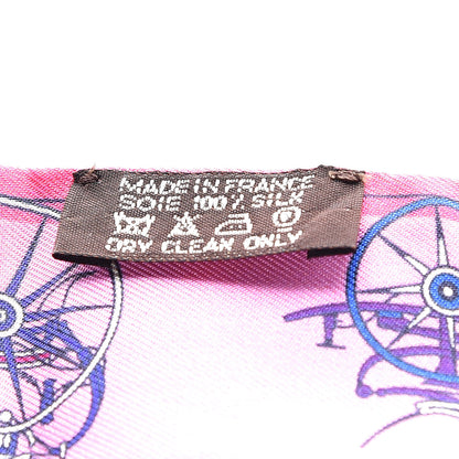 Hermes Silk Voitures Nouvelles Twilly Rouge Rose Fuchsia 3 of 5