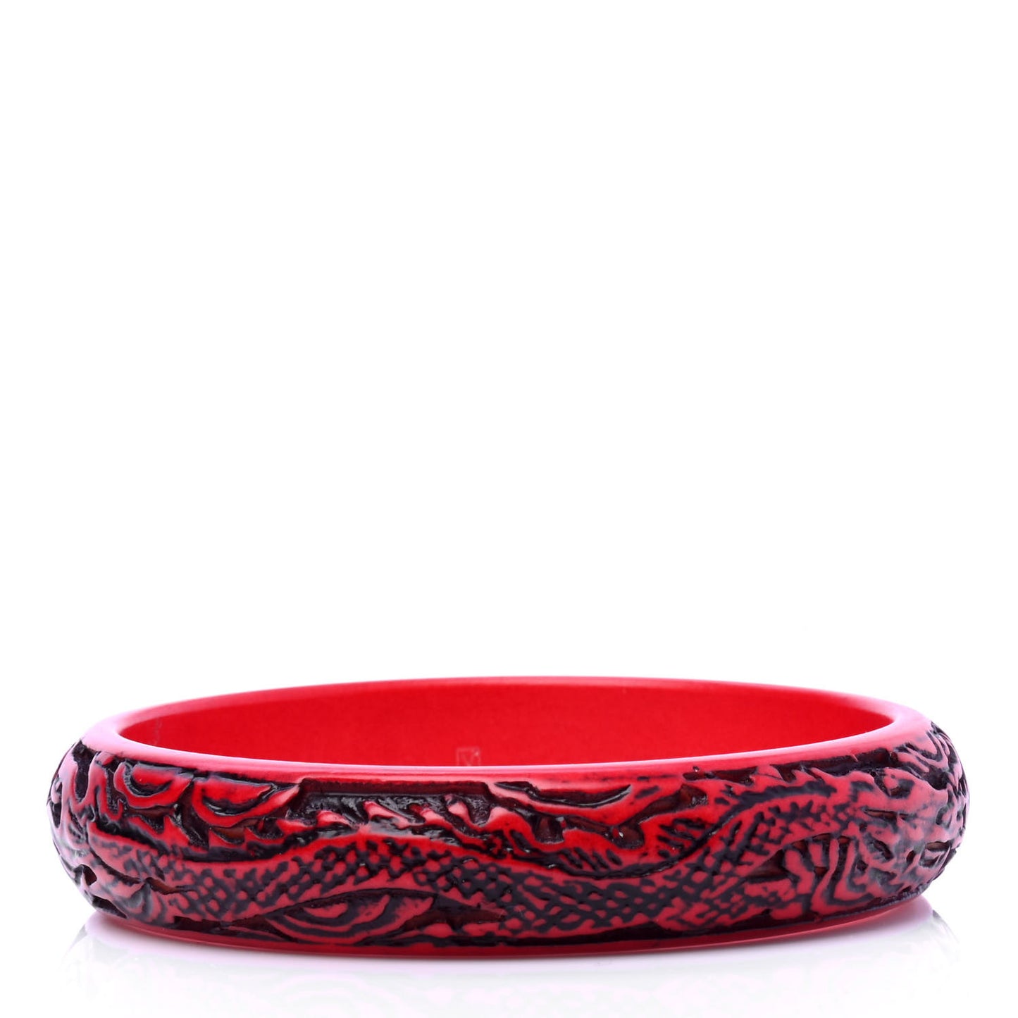 Resin Flora Bracelet Red