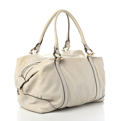 Gucci Calfskin Horsebit Medium Nail Boston White 2 of 4