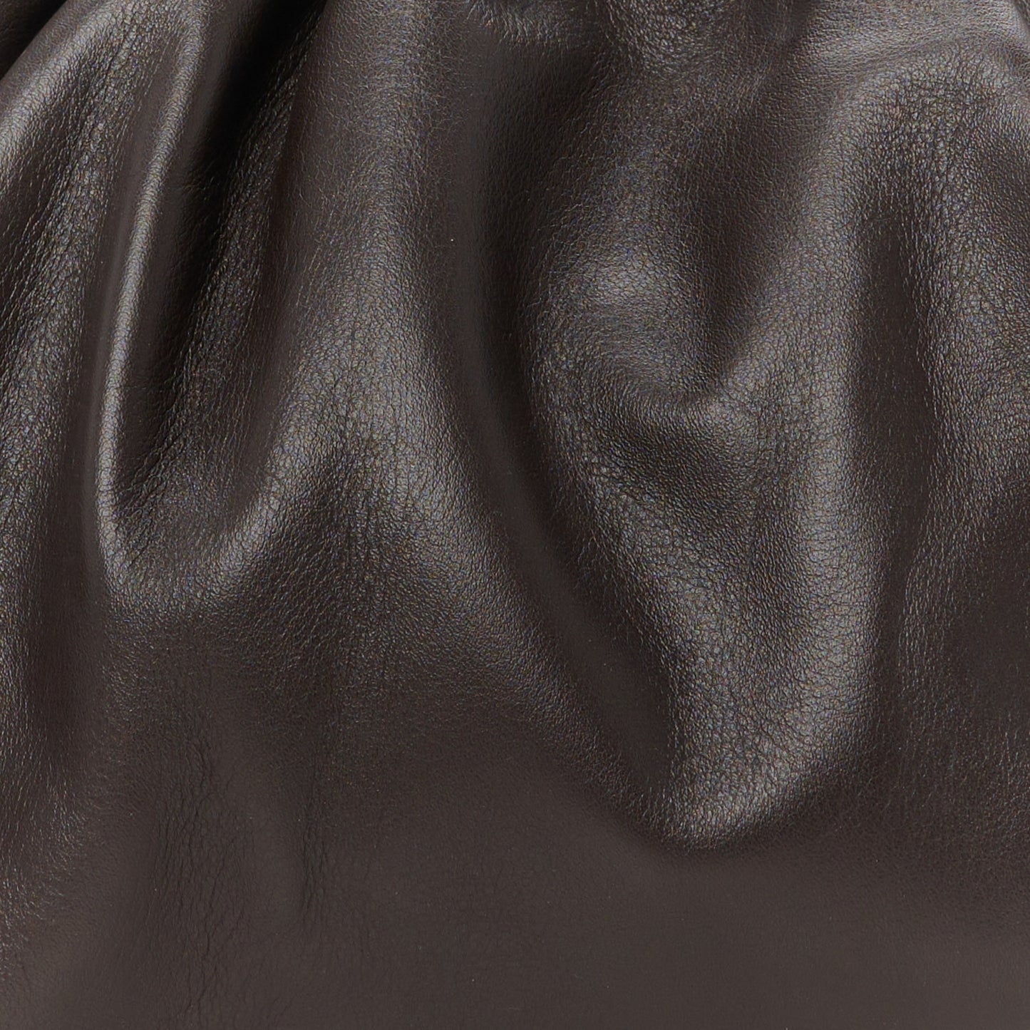 Smooth Butter Calf The Pouch Oversized Clutch Fondant