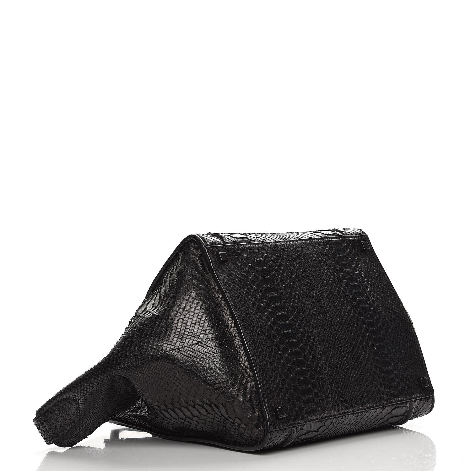 Celine Python Medium Phantom Luggage Black 4 of 11