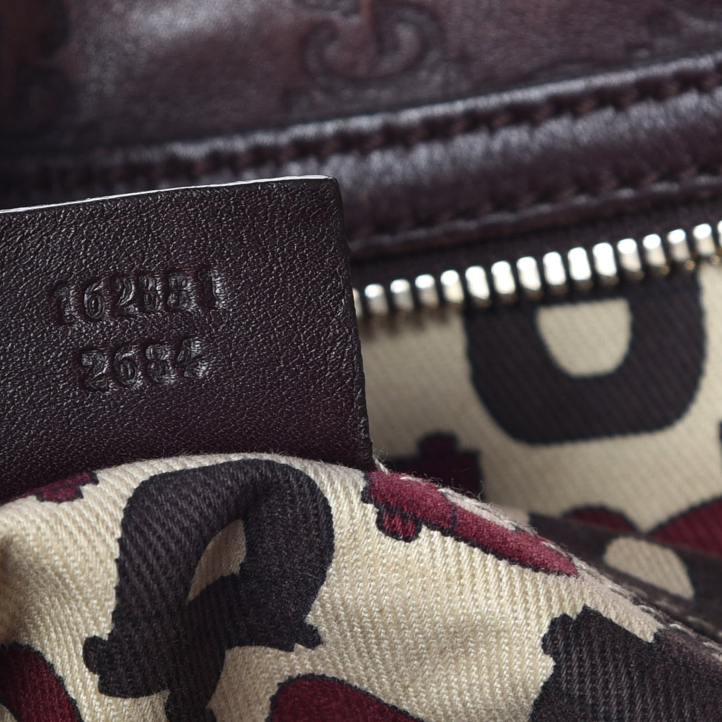 Guccissima Large Princy Tote Brown