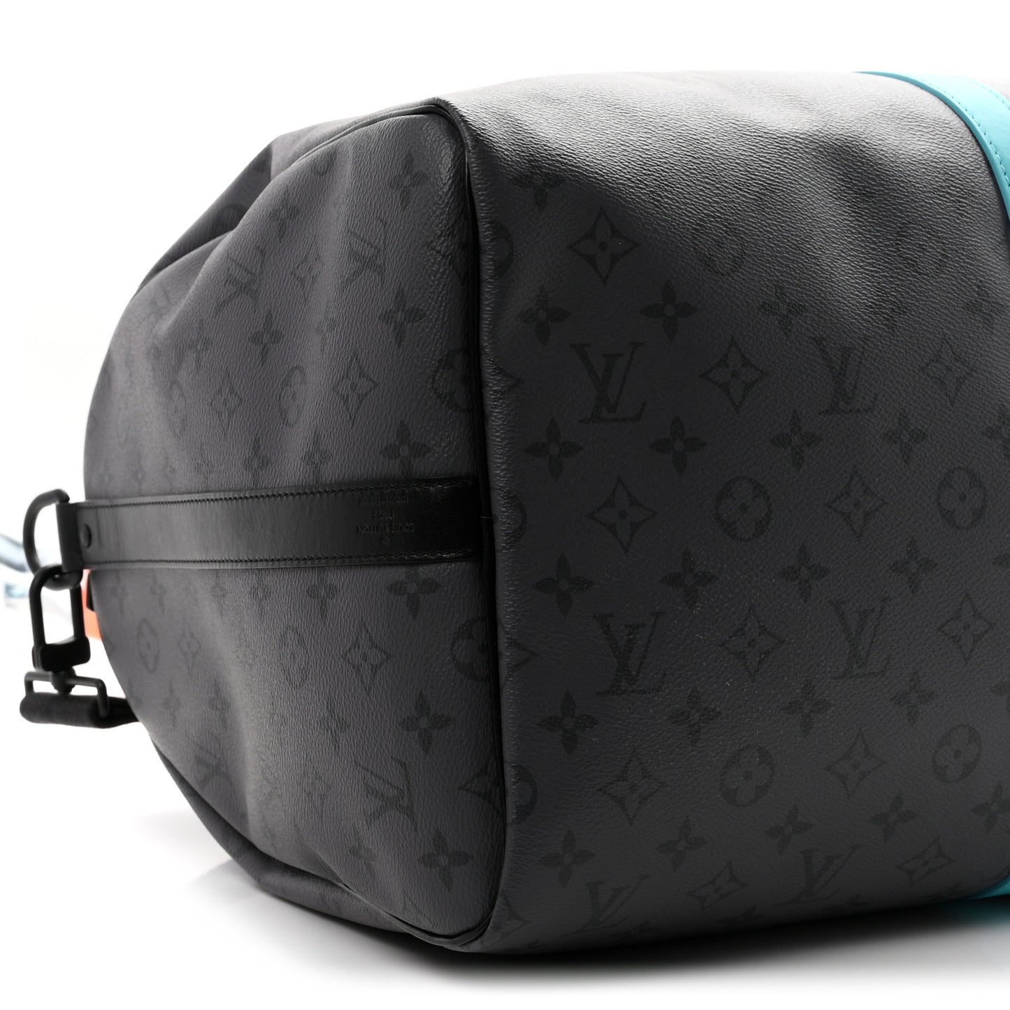 Reverse Monogram Eclipse Keepall Bandouliere 55 Turquoise