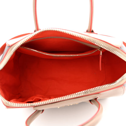 Givenchy Sugar Goatskin Medium Tri-Color Antigona Taupe Black Orange 5 of 17