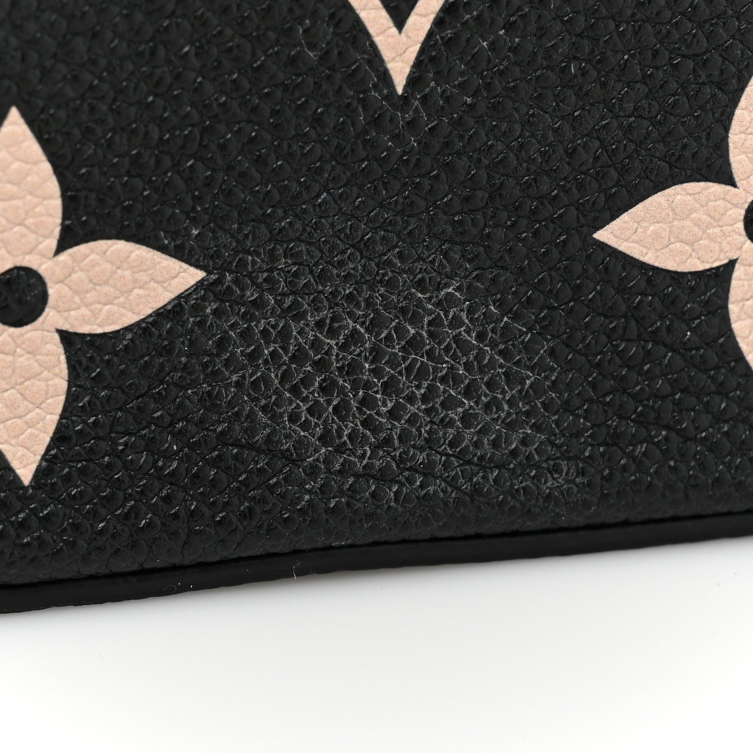 Louis Vuitton Empreinte Monogram Giant Felicie Pochette Black Beige 9 of 16
