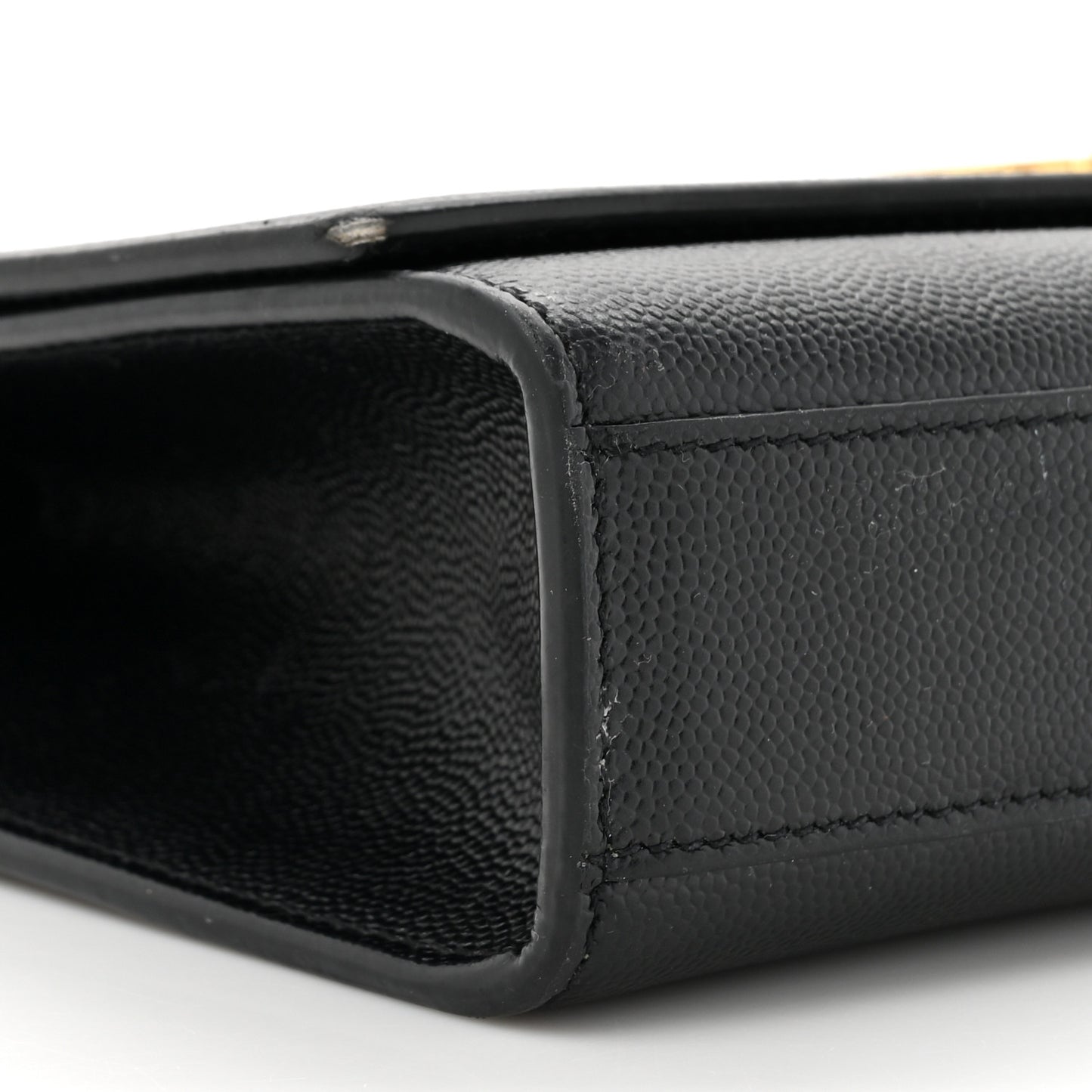 Grain De Poudre Medium Classic Monogram Kate Satchel Black