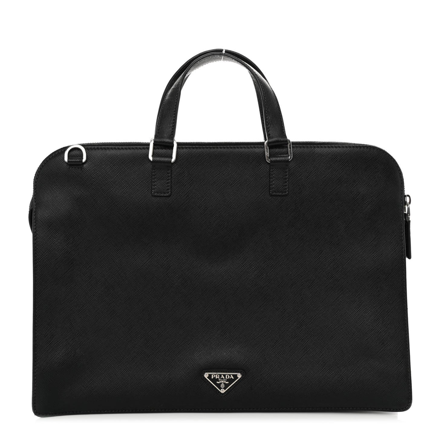 Saffiano Travel Briefcase Black
