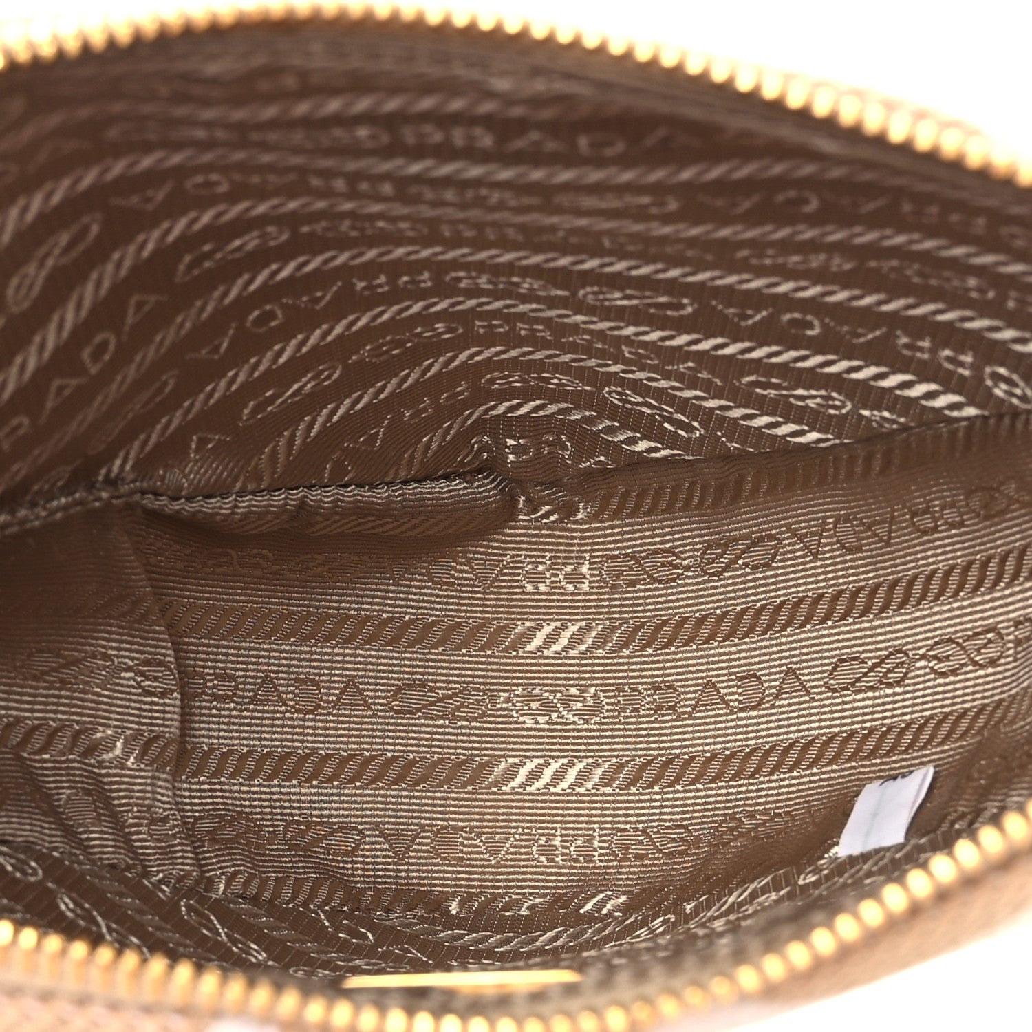 Prada Jacquard Triangolo Symbole Embroidered Mini Triangle Bag Corda Talco 5 of 12